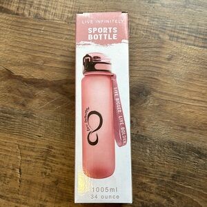 Sports Bottle with Time Markings - 34 ounce